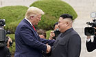 트럼프, 중동전쟁 중 북미대화 ‘러브콜’…북, ‘미사일’로 응답