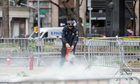 트럼프재판 뉴욕법원 밖에서 남성 분신해 위독…경찰, 수사 착수