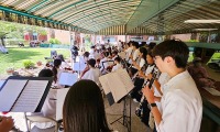 카메라타 유스오케스트라 은혜양로원서 야외 음악회
