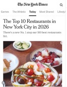 '올해의 뉴욕시 100대 레스토랑'한식당 7곳 올라 - 뉴스 썸네일 이미지