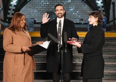 뉴욕시 첫 무슬림 시장 맘다니 취임