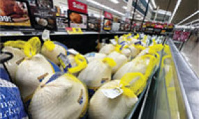 추수감사절 식탁 비용 상승