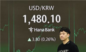 원·달러 환율 1,480원대 관련 기사 이미지